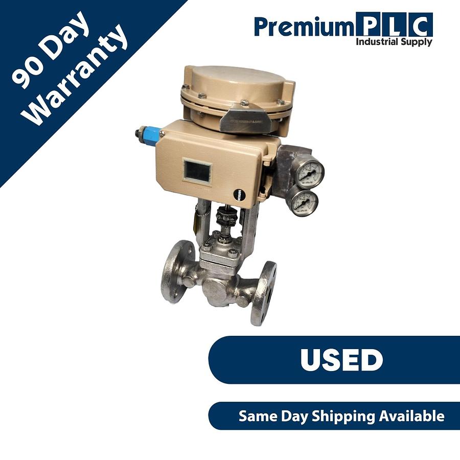 Used SAMSON 3241 1" GLOBE CONTROL VALVE W/3730-1 AND 3277 ACTUATOR 3241-07-A351-CF8M