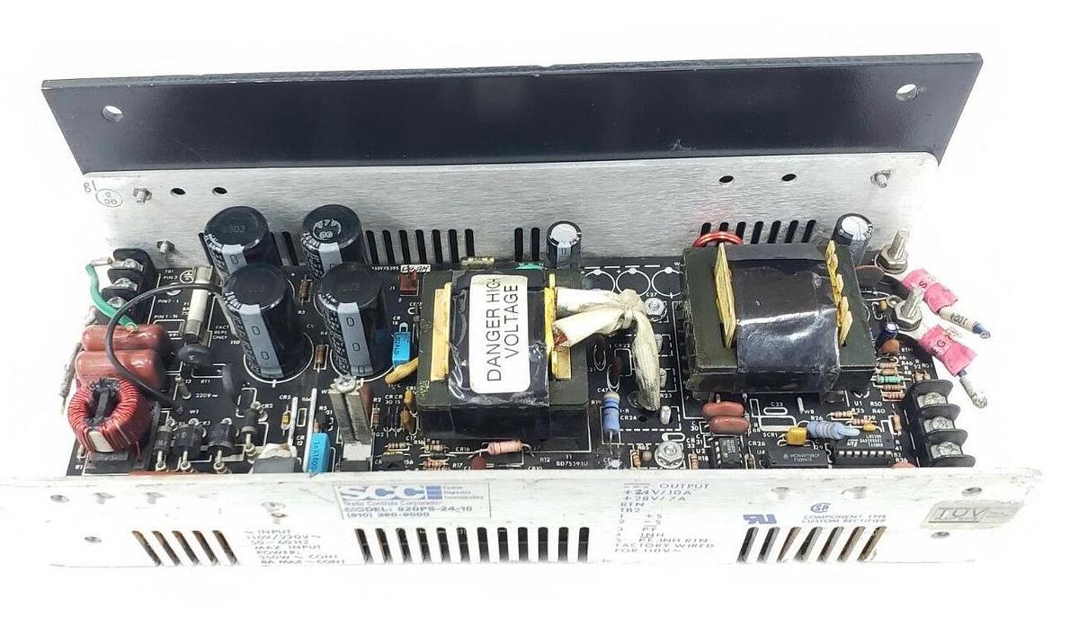 Used SCC STATIC CONTROLS CORPORATION 920PS-24-10 POWER SUPPLY, 24VDC, 10A, 20PS2410