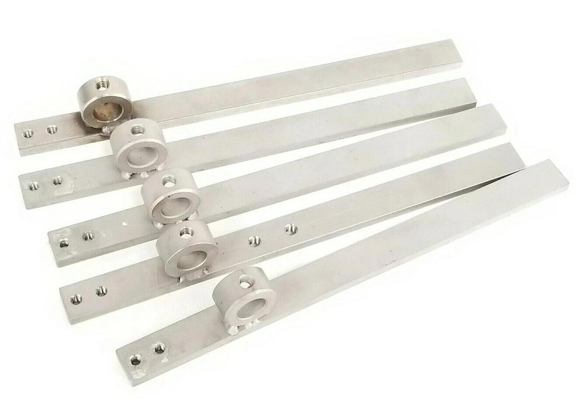 Used LOT OF 5 GENERIC Z-2651 SUPPORT BARS 15x35 1-018-76-070-0 7-7/8'' IN. OAL