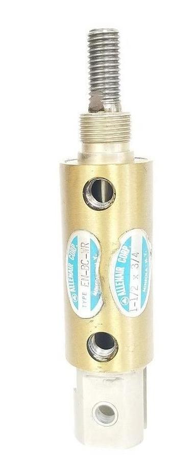 Used ALLENAIR EN-BC-WR PNEUMATIC CYLINDER 1 1/2" BORE 3/4" STROKE