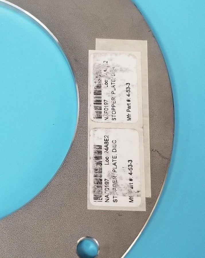 LOT OF 4 NEW GENERIC 4-53-3 STOPPER PLATE DISCS 4533