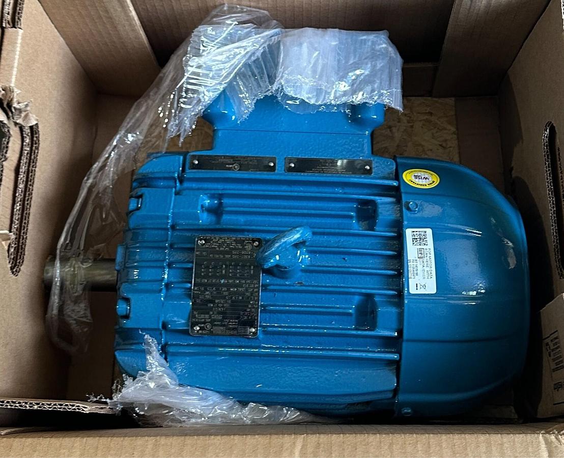 Used WEG 14325198 / 00212XT3E184T / 2HP06P182/4T EXPLOSION PROOF MOTOR 1.5kW/2HP NSMP