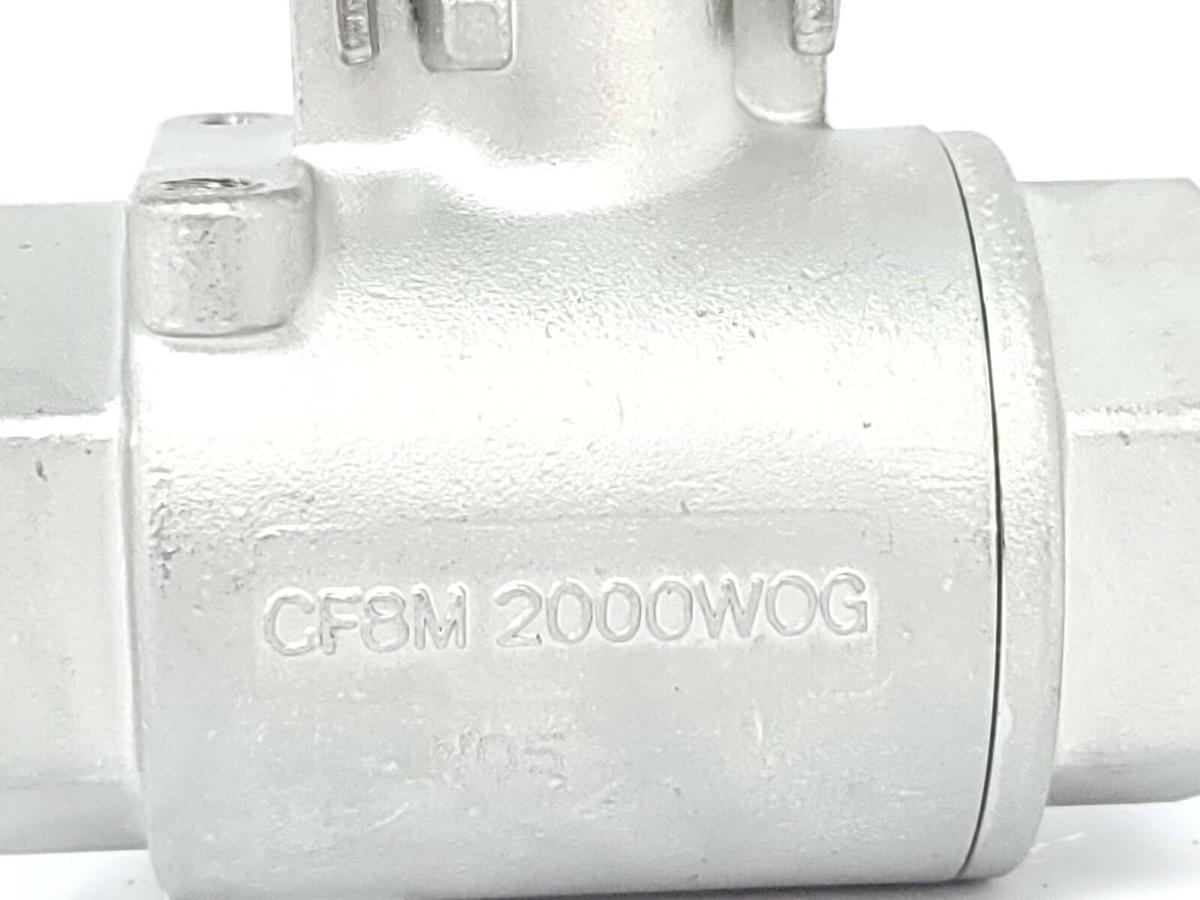 Used NEW HAITIMA OVC 1-1/4'' CF8M 2000WOG STAINLESS STEEL BALL VALVE