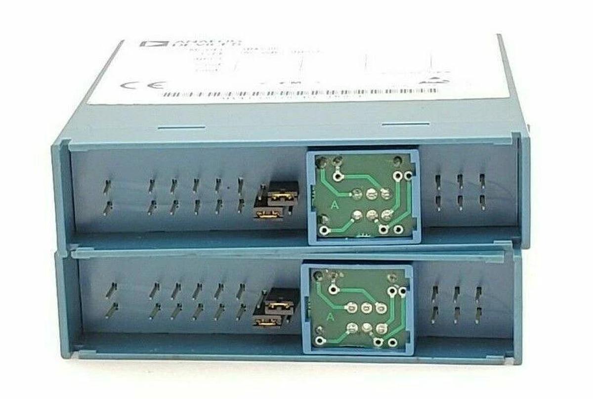 Used LOT OF 2 ANALOG DEVICES 3B41-00 ISOLATED WIDEBAND V INPUT MODULES 3B4100