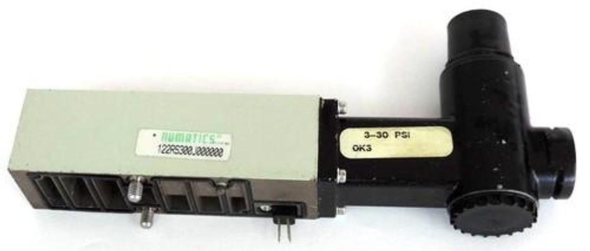 Used NUMATICS 122RS300J000000 PNEUMATIC MANIFOLD REGULATOR 3-30PSIG