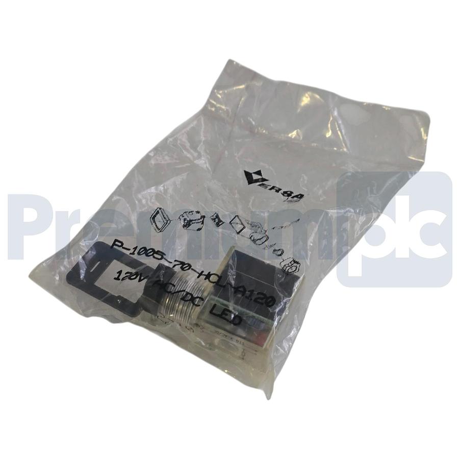 Used Versa Valves CSG-4302-HCL-55G-A120 Pneumatic 4-Way Valve, 120V AC, 1/4" NPT NEW