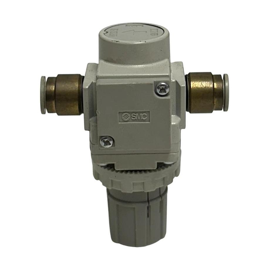 Used SMC AR20-N02E-Z-B / AR20N02EZB PNEUMATIC PRESSURE REGULATOR 0-150PSI USNP