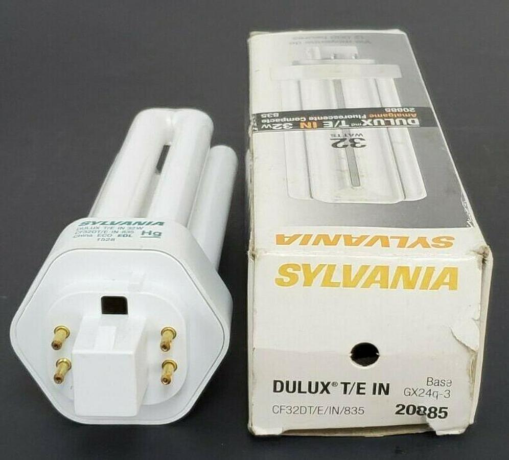 Used NIB SYLVANIA CF32DT/E/IN/835 DULUX T/E IN BULB 20885, 32WATTS