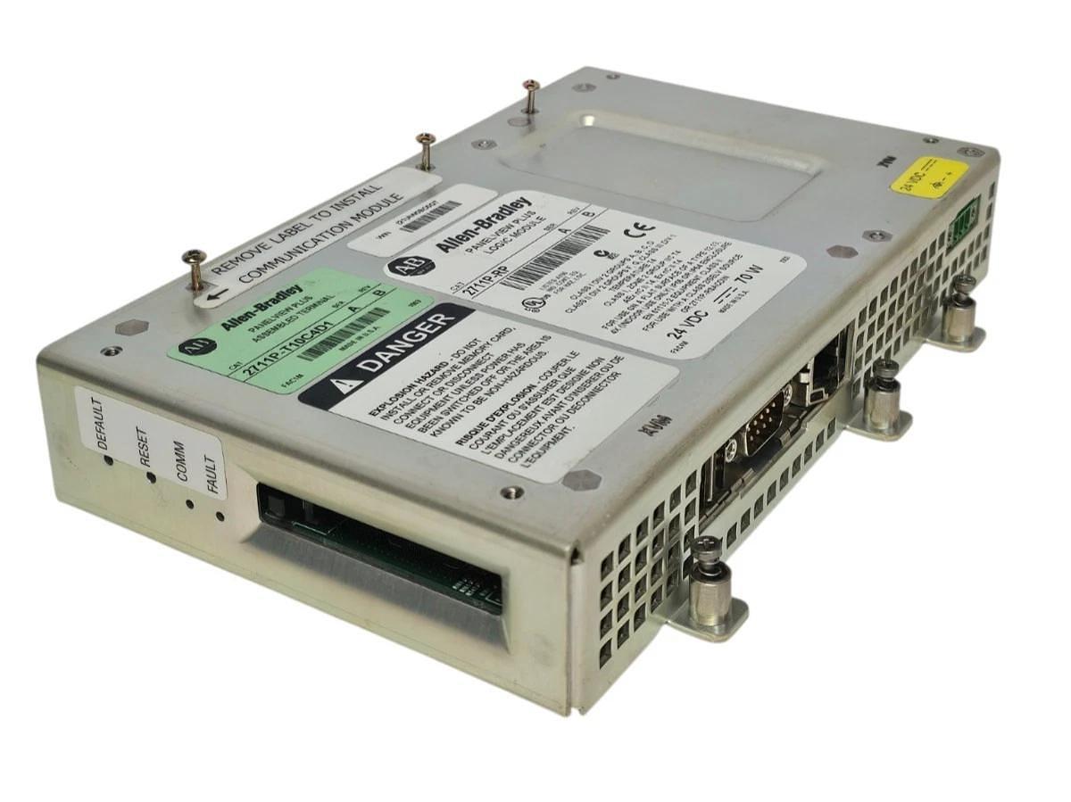 Used ALLEN BRADLEY 2711P-RP SER. A REV. B PANEL VIEW PLUS LOGIC MODULE 2711P-T10C4D1