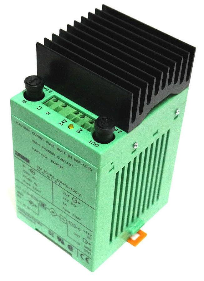 Used PHOENIX CONTACT 2939027 POWER SUPPLY CM 90-PS-120AC/24DC/2