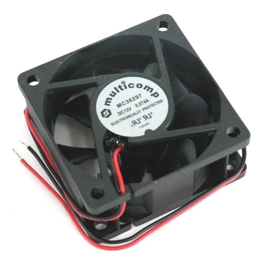 Used LOT OF 4 NIB SPC MULTICOMP MC36297 AXIAL FANS 12VDC, 0.074A