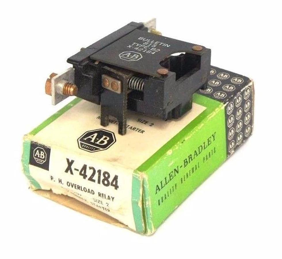 Used NIB ALLEN BRADLEY X-42184 R.H. OVERLOAD RELAY X42184, SIZE 2