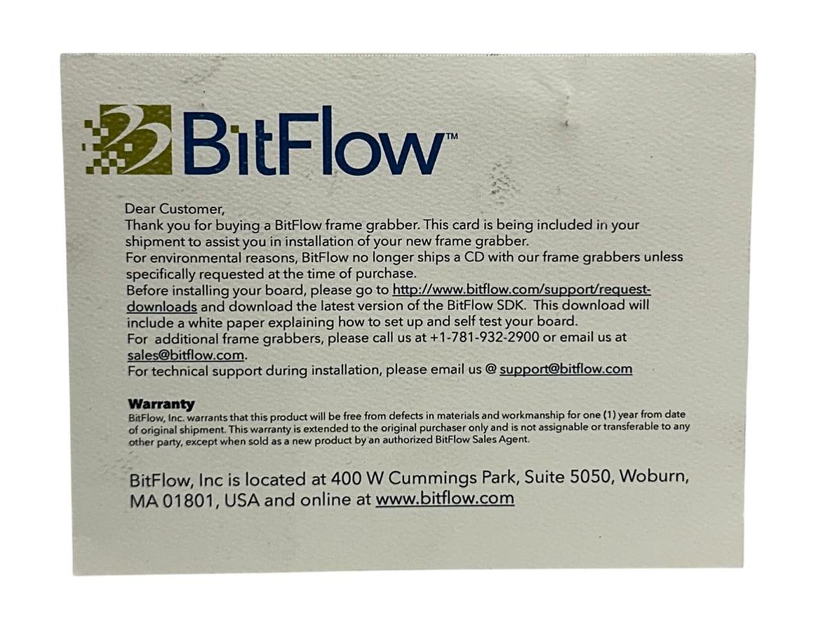 Used BitFlow NEO-3.8-07485-CLD / NEO3807485CLD FRAME GRABBER CARD NSNP