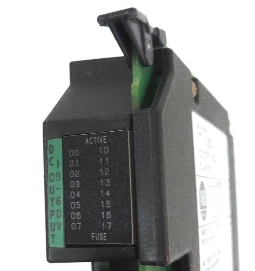 Used ALLEN BRADLEY 1771-OBD/C SER.C, REV. C01, DC OUTPUT MODULE 10-60VDC 96211471 E01