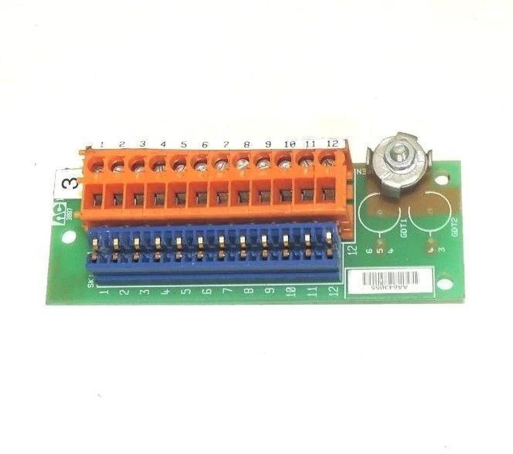 Used ABB KENT TAYLOR C1900/0303/0300 TERMINAL STRIP W/CONNECTORS FOR DATA RECORDER