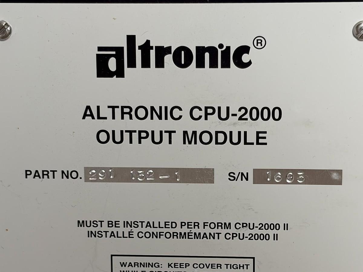 Used Altronic CPU-2000 32-Output Module 291132-1 Ignition System Components Boxed New