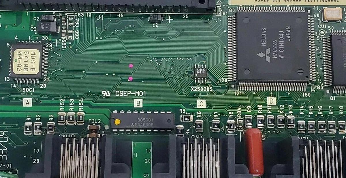 Used MITSUBISHI RK111B-11 PC BOARD ADD ON MULTI PORT 6PORT