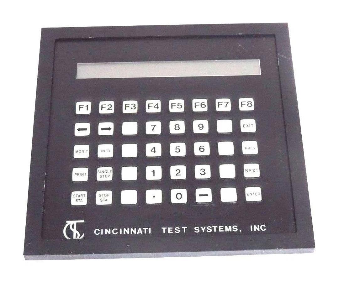 Used CINCINNATI TEST SYSTEMS INC. PM1 REV. B DISPLAY PANEL 1094501