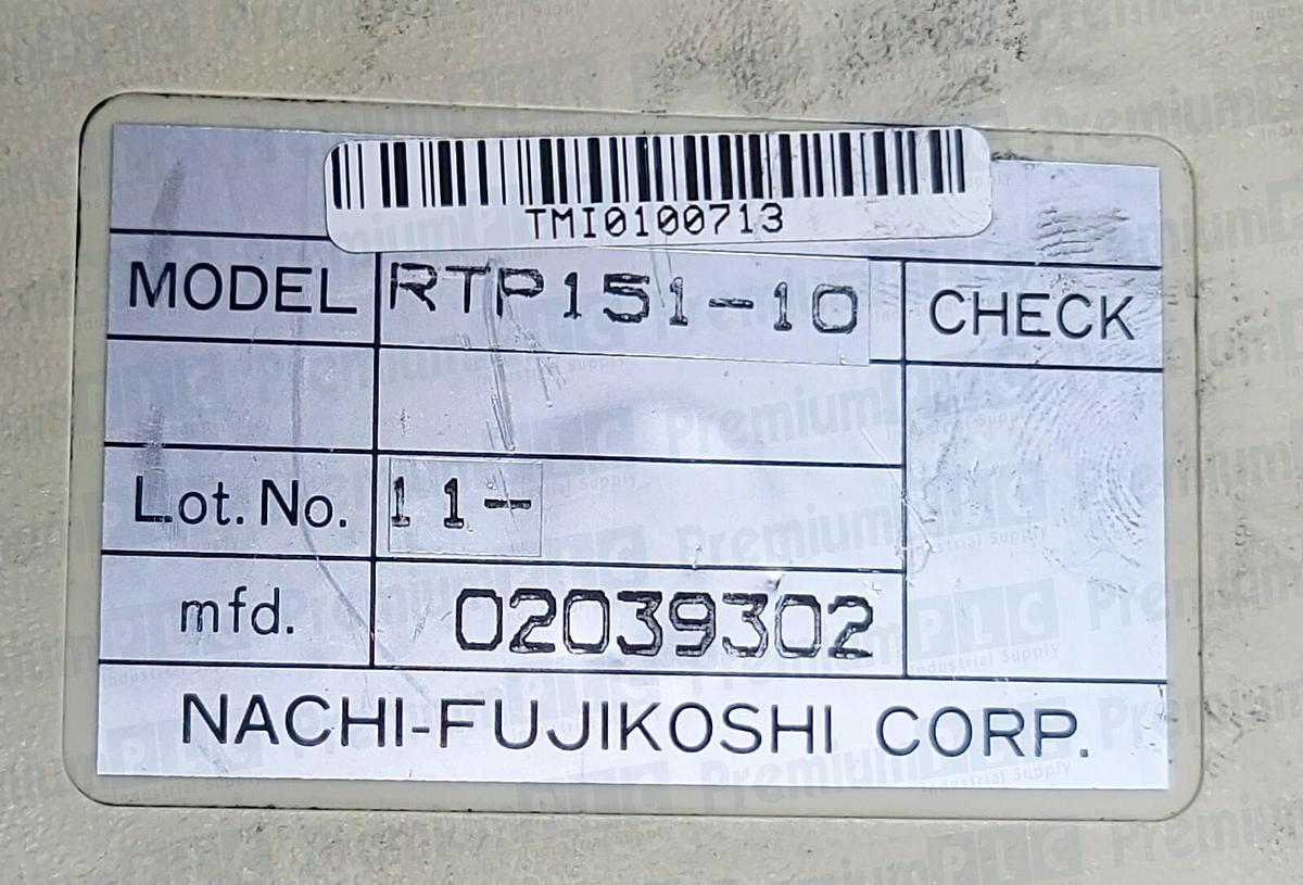 Used USED NACHI FUJIKOSHI RTP151-10 / RTP15110 TEACH PENDANT W/ DIGITAL DISPLAY
