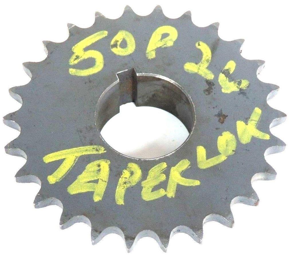 Used NEW BROWNING 50P26 ROLLER BEARING 2" BORE 26 TEETH