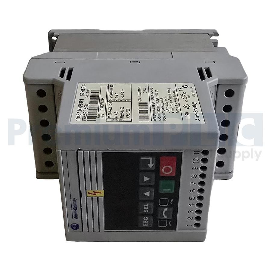 Used ALLEN BRADLEY 160-BA04NPS1P1 /C 160 SSC VARIABLE SPEED DRIVE 1.5kW/2HP FRN 7.06