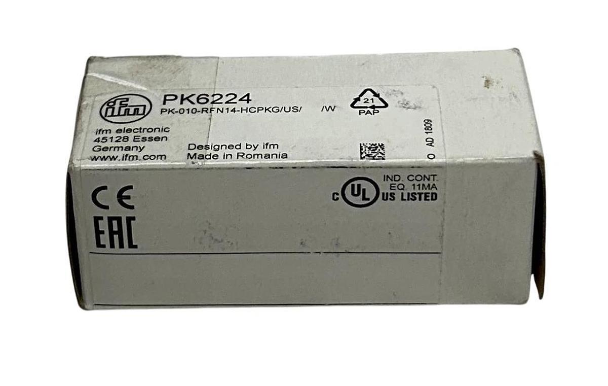 IFM PK6224 PRESSURE SENSOR PK-010-RFN14-HCPKG/US/ /W 9.6-32VDC 500mA NSMP