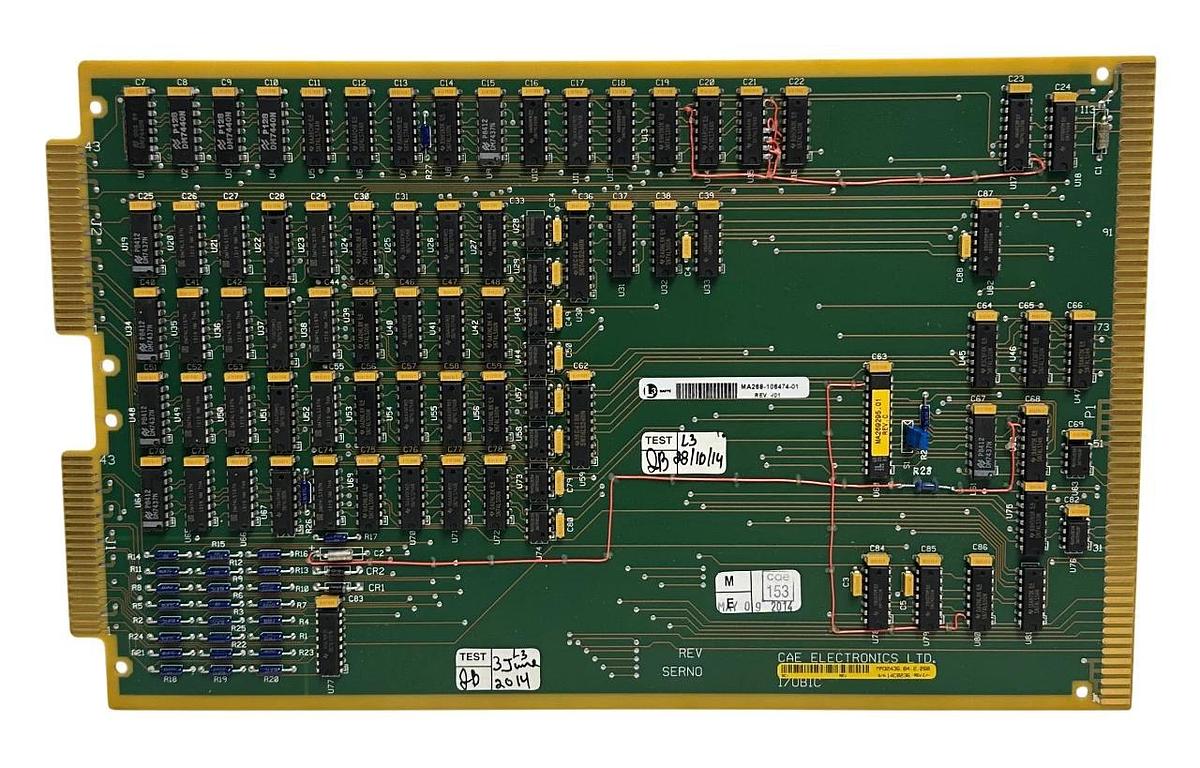 L3 MAPPS CAE MA268-106474-01 / MA32436.04.2.268 MODIFIED IOBIC CCA BOARD NSMP