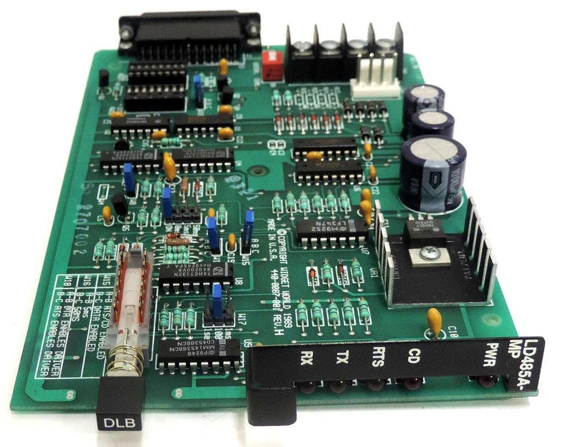 WIDGET WORLD 440-0087-001 REV. H, RS-232 to RS-422 BIDIRECTIONAL CONVERTER CARD