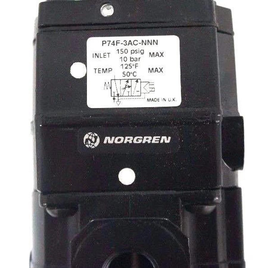 NEW NORGREN P74F-3AC-NNN SMOOTH START/EXHAUST VALVE 3/8'' PORT P74F3ACNNN