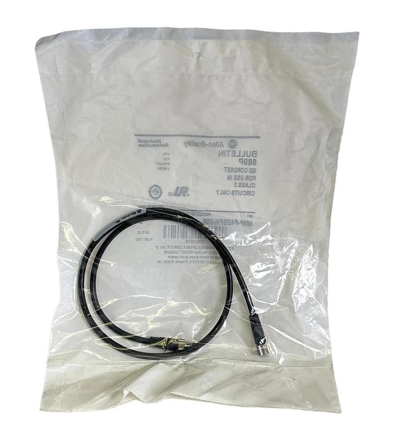 Used NEW ALLEN BRADLEY 889P-F4BBPM-0M6 /B Pico QD CORDSET 4-PIN 0.6M 889PF4BBPM0M6