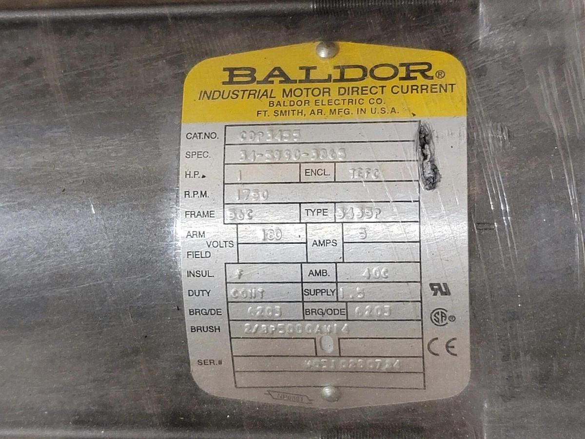 NEW ABB BALDOR CDP3455 PERMANENT MAGNET MOTOR 1HP 1750RPM 56C