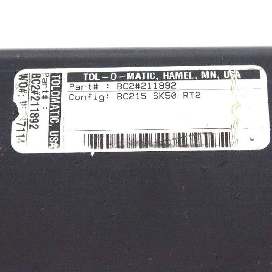 Used TOL-O-MATIC BC2#211892 PNEUMATIC ACTUATOR BC2#491066 CONFIG: BC215 SK10 TT2 SH2