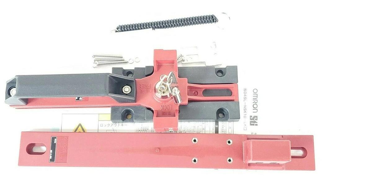 Used NIB OMRON D4SL-NSK10-LK-05 GUARD LOCK SAFETY-DOOR SWITCH D4SL-N SLIDE KEY