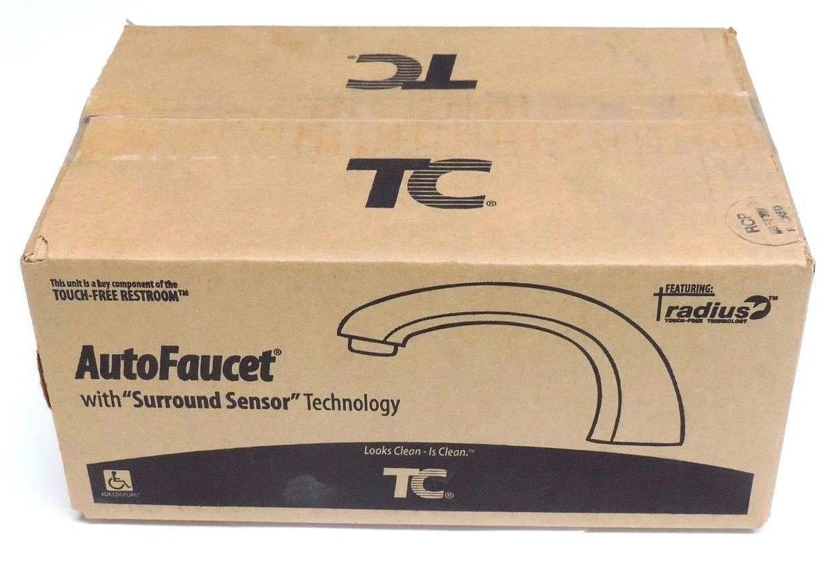 Used NIB TECHNICAL CONCEPTS 401818 POLISHED CHROME SST AUTOFAUCET MILANO SINGLE HOLE