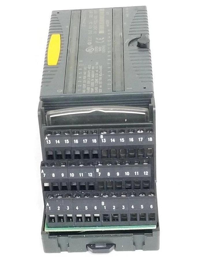 Used GE FANUC IC200MDD845G POWER MODULE 24VDC, 16PT INPUT / 2A, 8PT OUTPUT W/ BASE