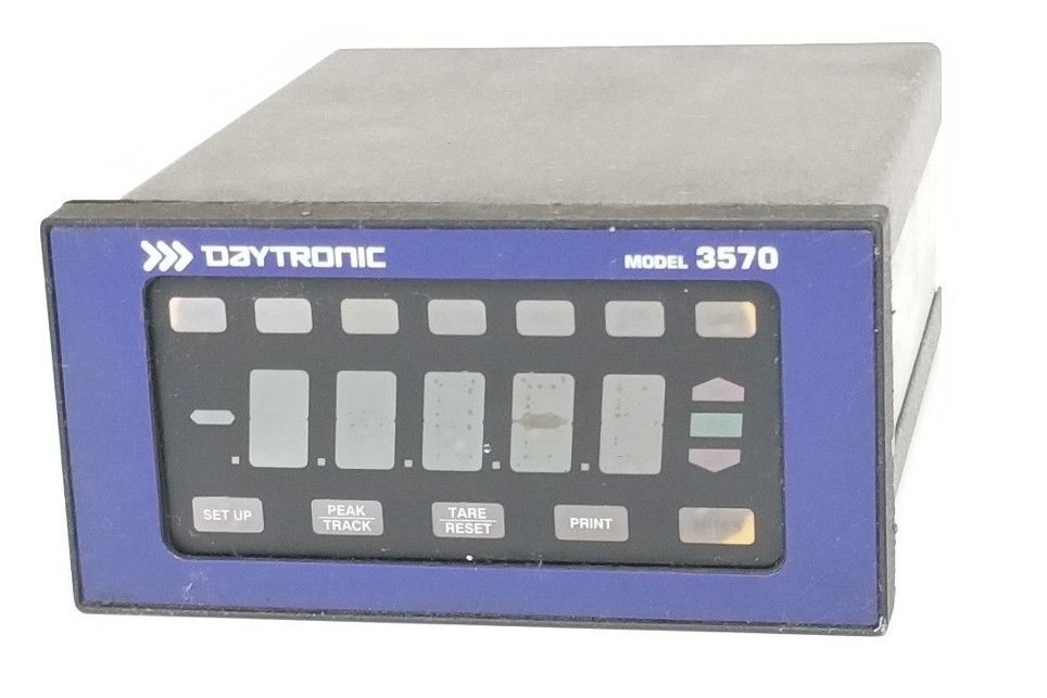 Used DAYTRONIC MODEL 3570 STRAIN GAGE PANEL METER