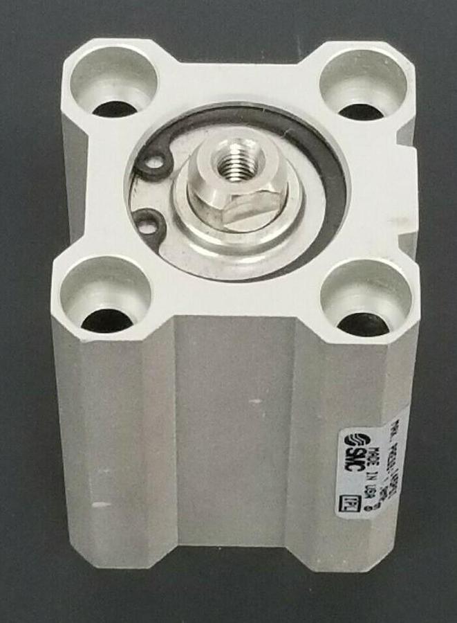 Used SMC CQ2B20-30D COMPACT CYLINDER CQ2B2030D, MAX PRESS: 145 PSI, 1.0 MP