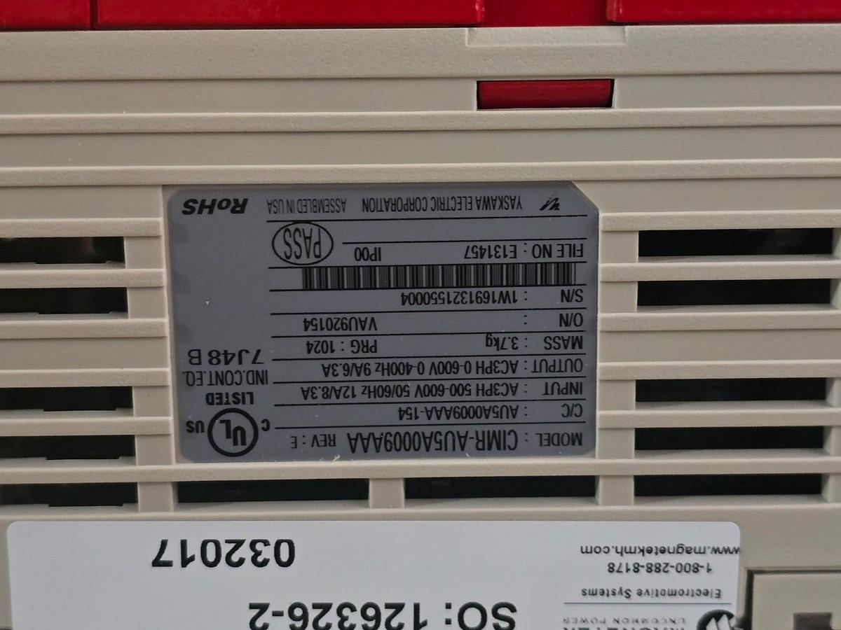 Used Magnetek 5006-G+S4 | CIMR-AU5A0009AAA IMPULSE G+ Series 4 Drive VFD 575V 5HP NEW