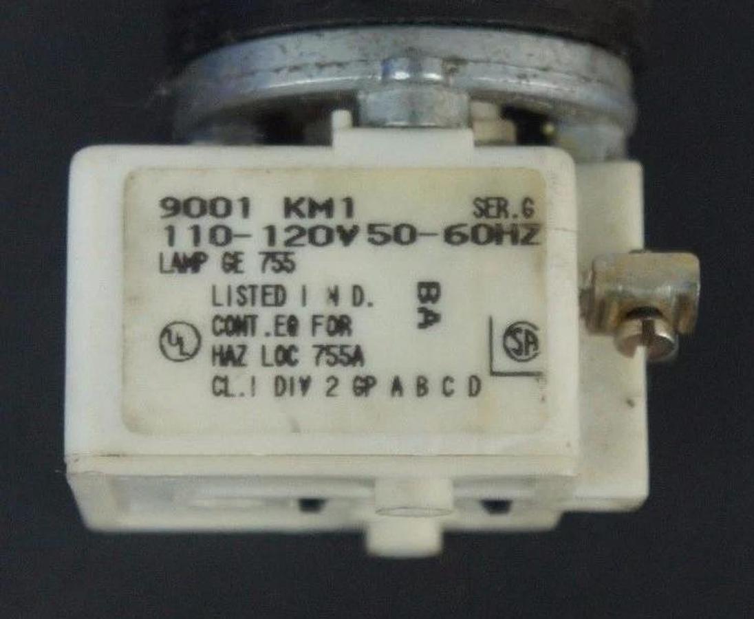 Used SQUARE D 9001-KM1 PILOT LIGHT MODULE SER. G, 9001KM1