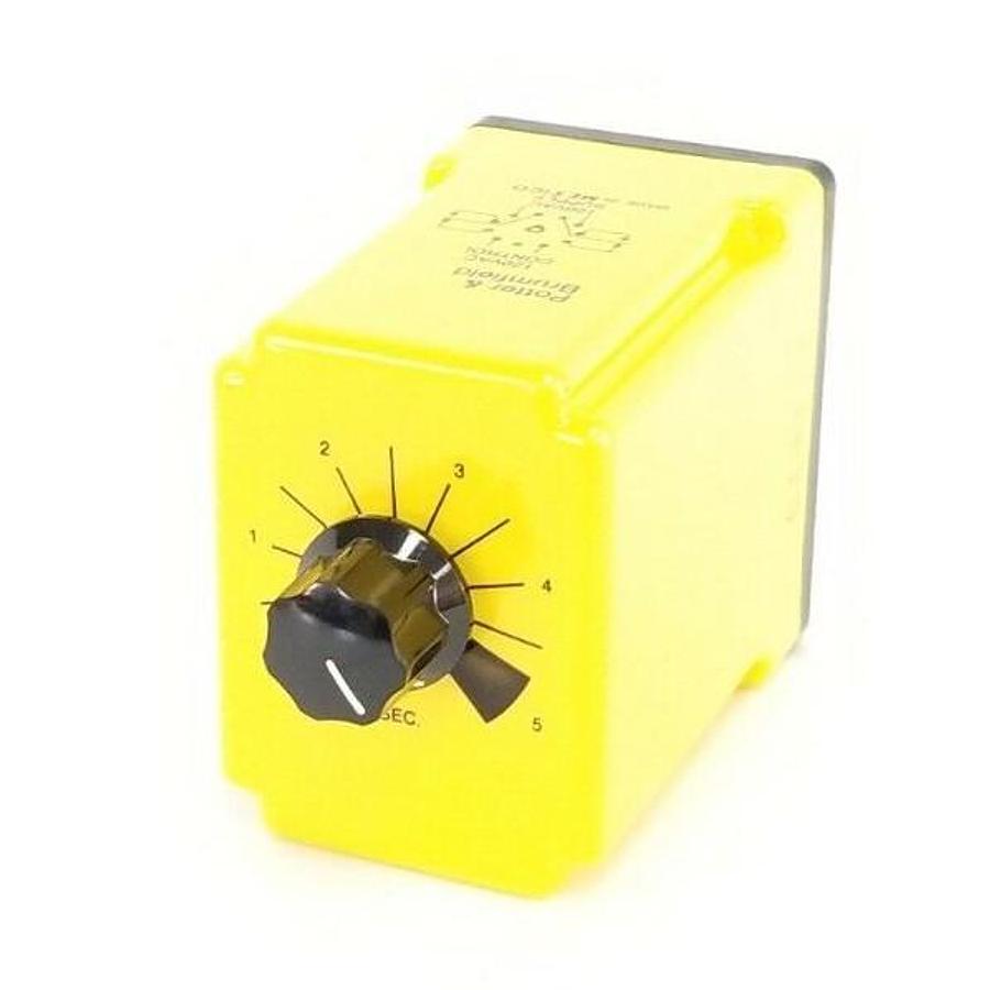 Used NIB POTTER & BRUMFIELD CDB-38-70091 TIME DELAY RELAY 0.1-5 SEC. 10A 120/240VAC