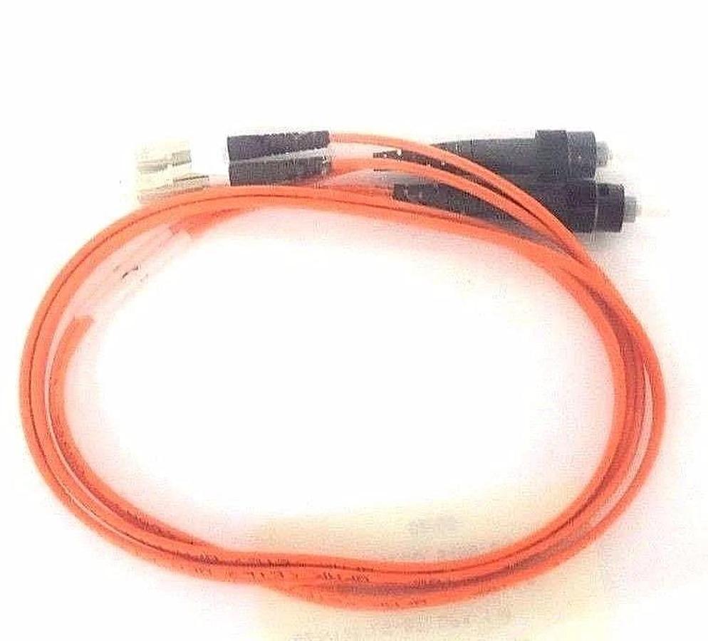 Used NEW ANIXTER 264444 FIBER OPTIC CABLE 62.5/125 LC-ST DPX-1M INSERTION LOSS 0.5