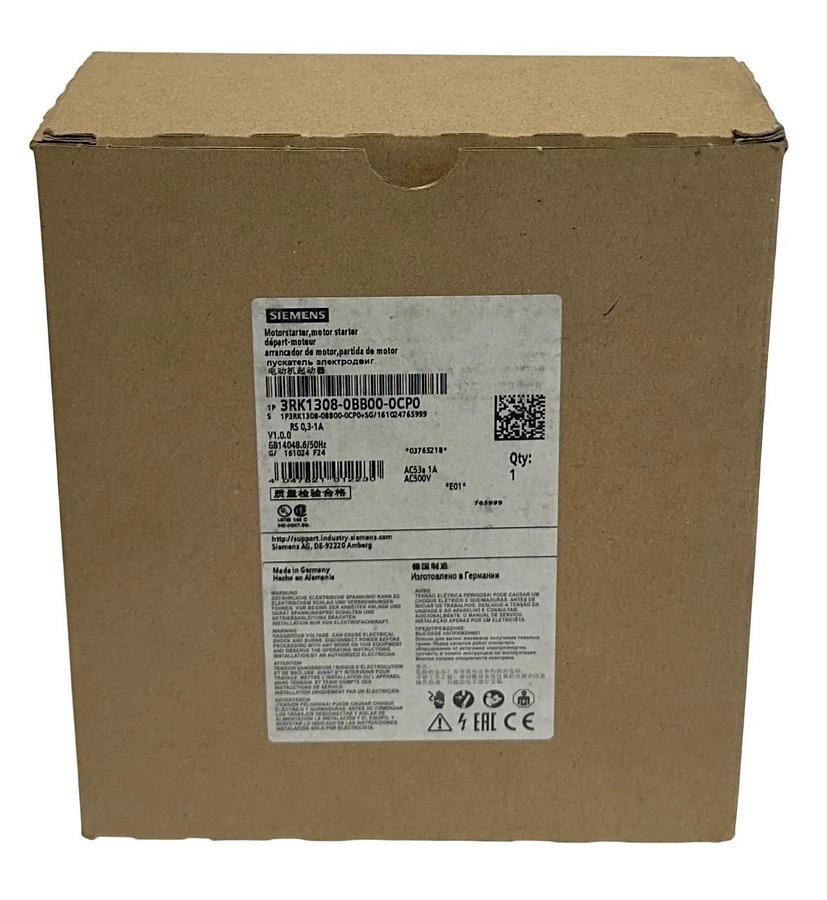 SIEMENS 3RK1308-0BB00-0CP0 / ET 200SP SIMATIC REVERSING MOTOR STARTER 500V NSMP