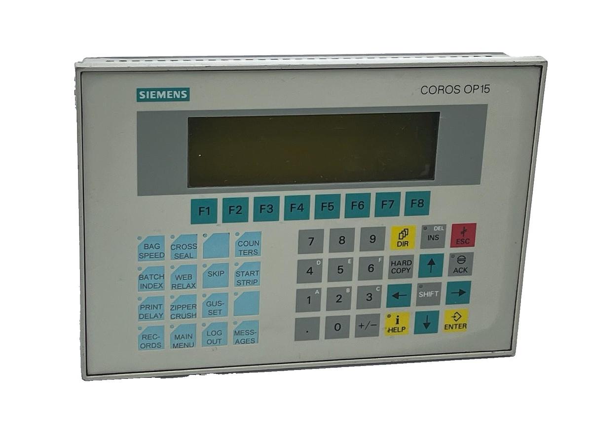 Used Siemens SIMATIC OP15-C Operator Panel HMI 6AV3515-1MA20-1AA0