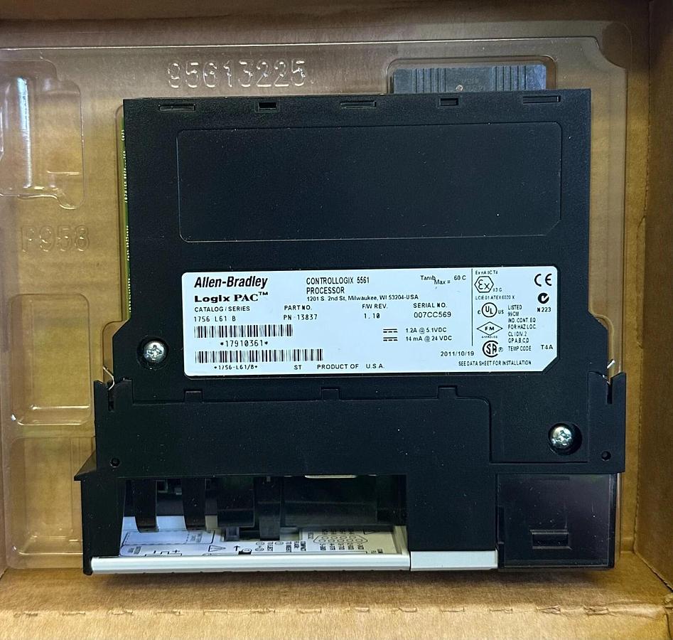 Refurbished REPAIRED ALLEN BRADLEY 1756-L61 /B ControlLogix 5561 PROCESSOR Logix PAC 1756L61