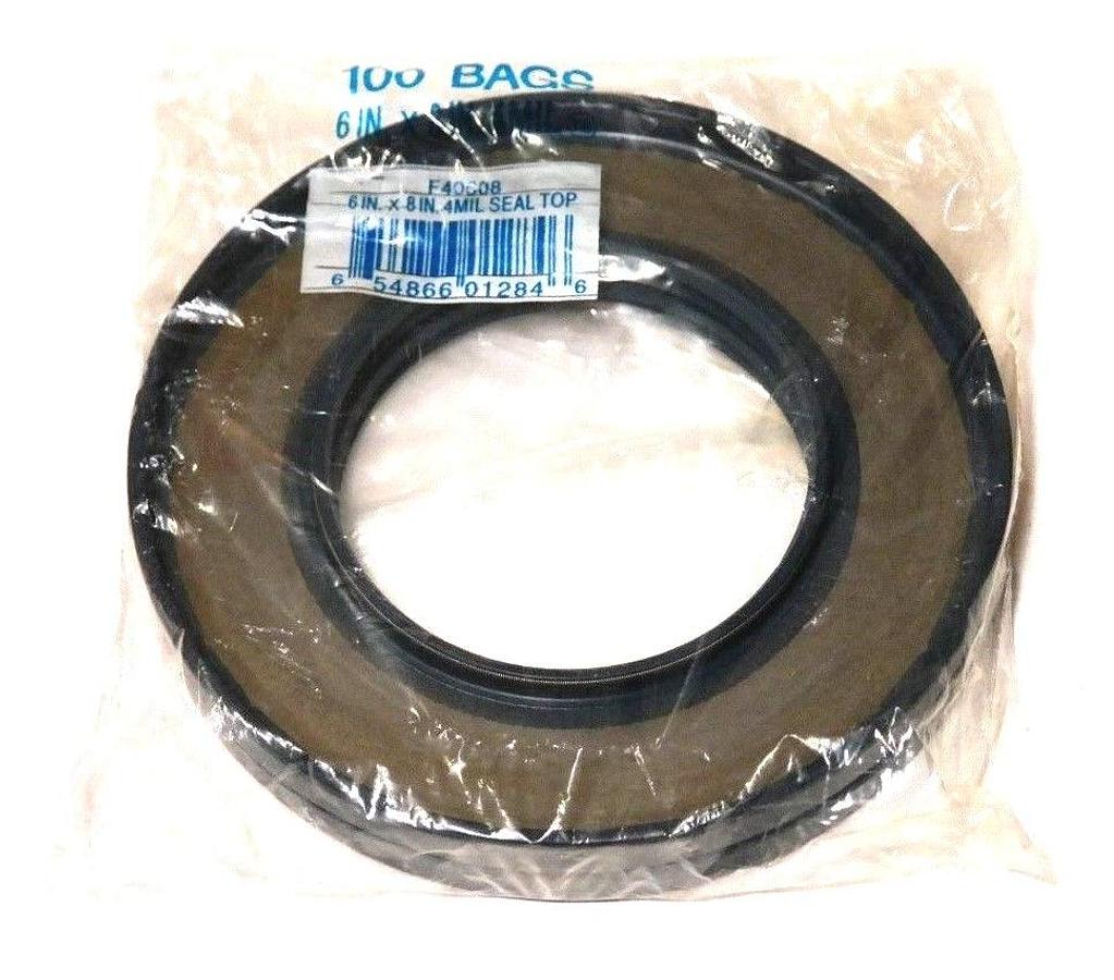 Used LOT OF 2 NEW ELKAY PLASTICS F40608 SEAL TOP 6" X 8" 4MIL