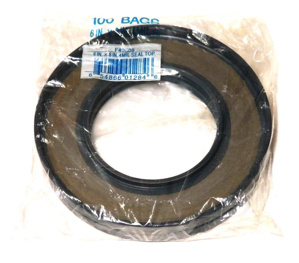 Used LOT OF 2 NEW ELKAY PLASTICS F40608 SEAL TOP 6" X 8" 4MIL