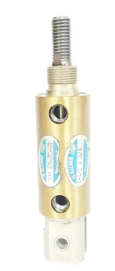 Used ALLENAIR EN-BC-WR PNEUMATIC CYLINDER 1 1/2" BORE 3/4" STROKE