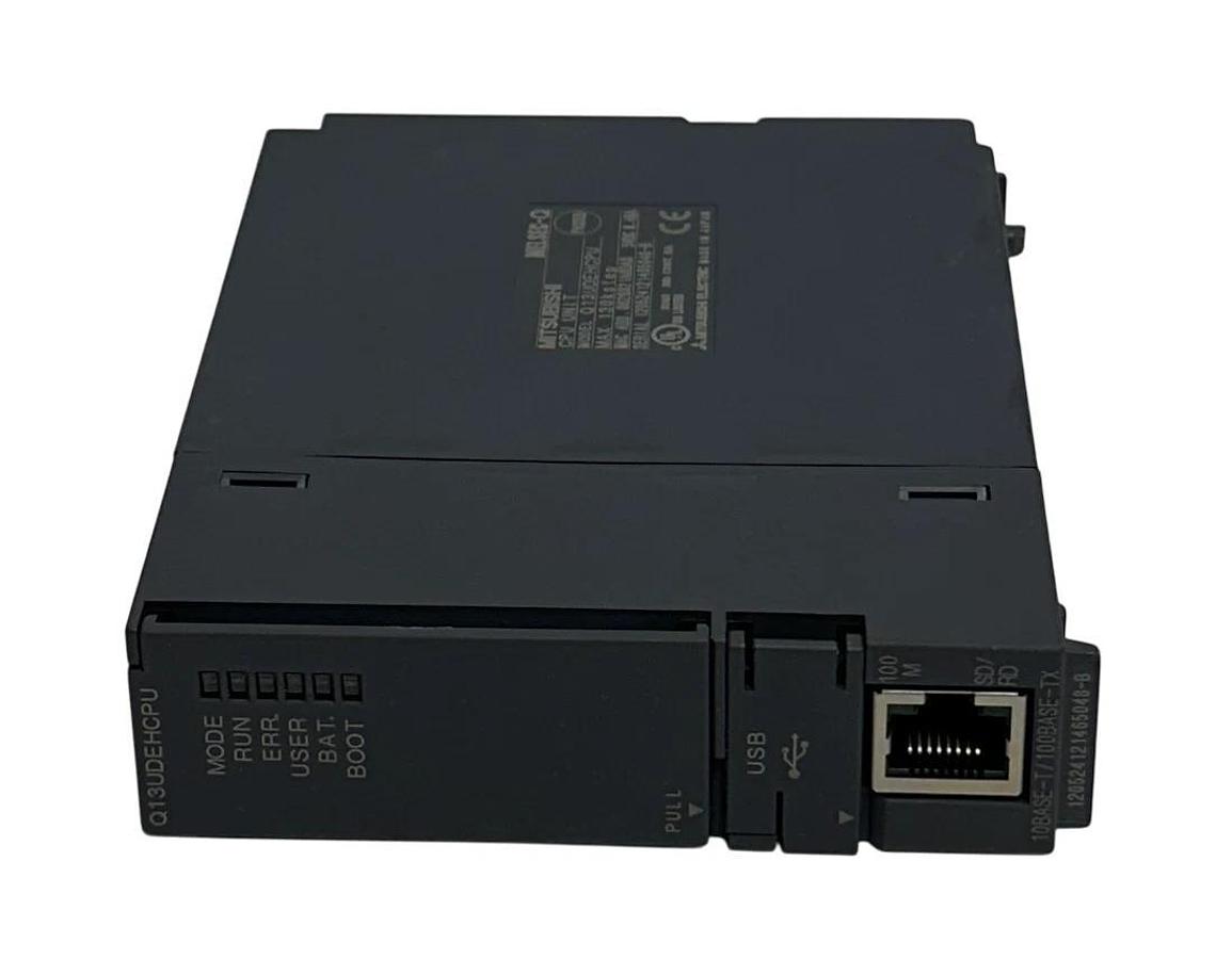 Used MITSUBISHI ELECTRIC Q13UDEHCPU MELSEC-Q CPU MODULE 130kstep EtherNet USB USNP