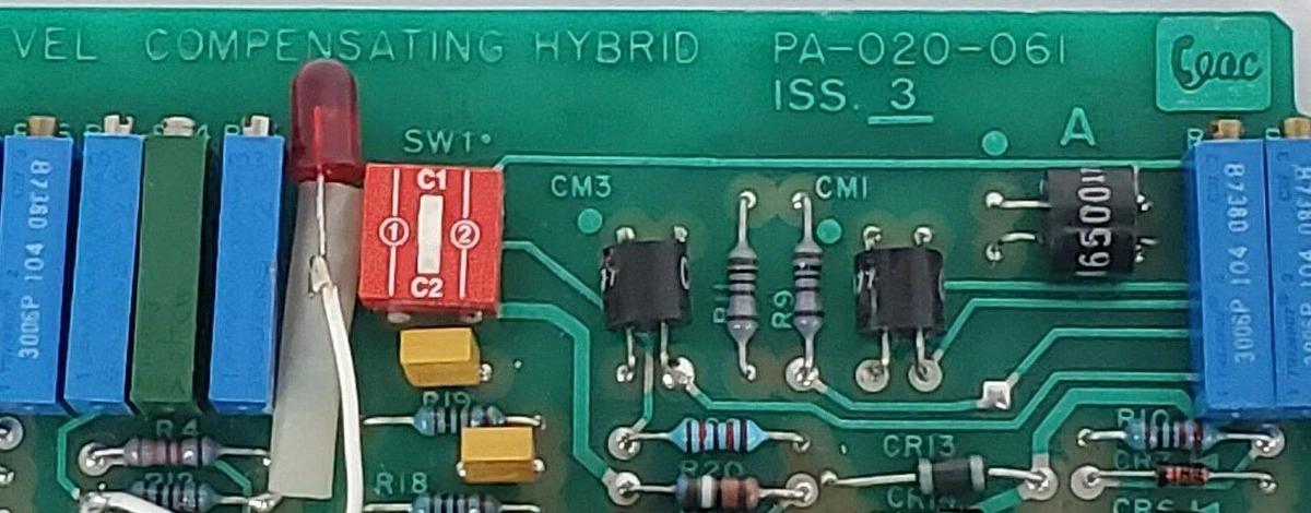 Used CEAC PA-020-061 ISS. 3 LEVEL COMPENSATING HYBRID BOARD PA020061
