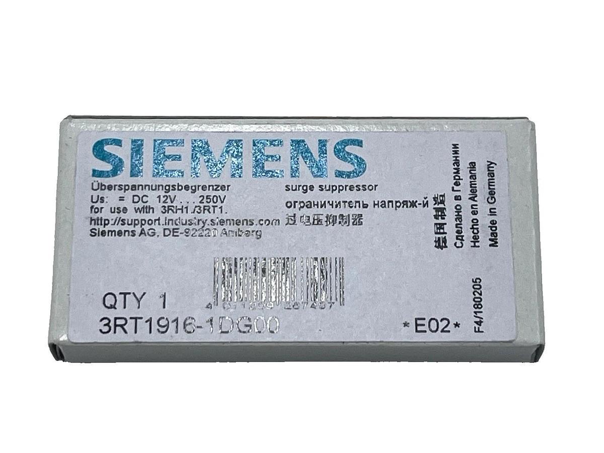LOT OF 6 Siemens 3RT1916-1DG00 Surge Suppressor 12-250VDC for 3RT1 / 3RH1